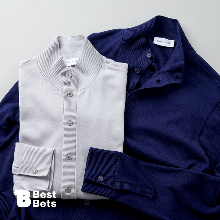 美しく仕立て、自由に着崩す。〈ROMAN PELL〉のカーディガン：Brutus Best Bets