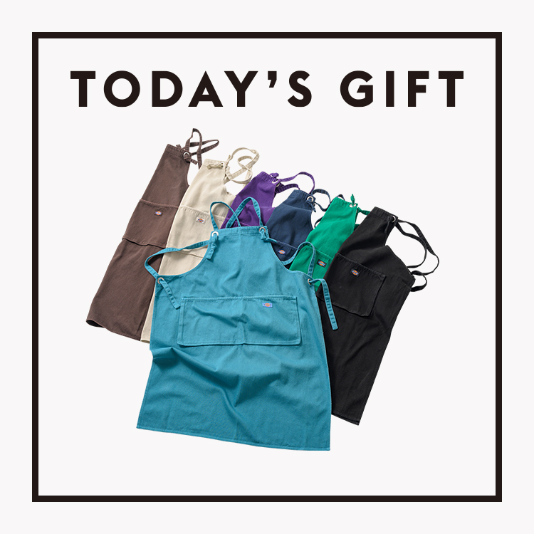 【今日のギフト】カラーバリエーション豊富な、〈Dickies for Ron Herman〉のワークエプロン