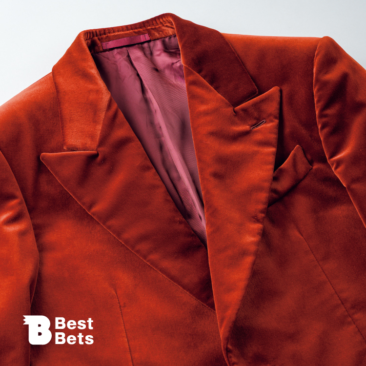 ここぞの日の一着。〈CARUSO〉のベルベットジャケット：Brutus Best Bets